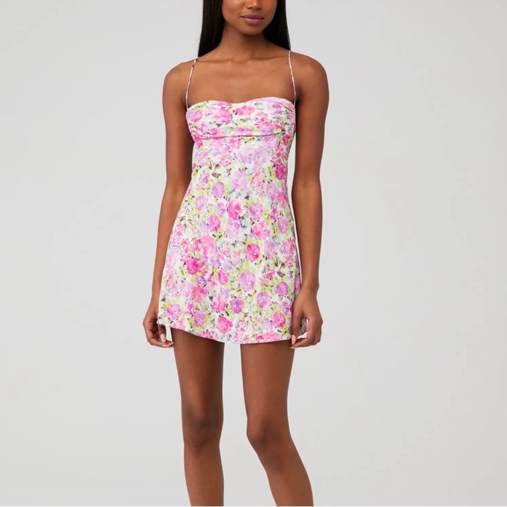 For Love & Lemons Paulina Mini Dress Small - Picture 2 of 11